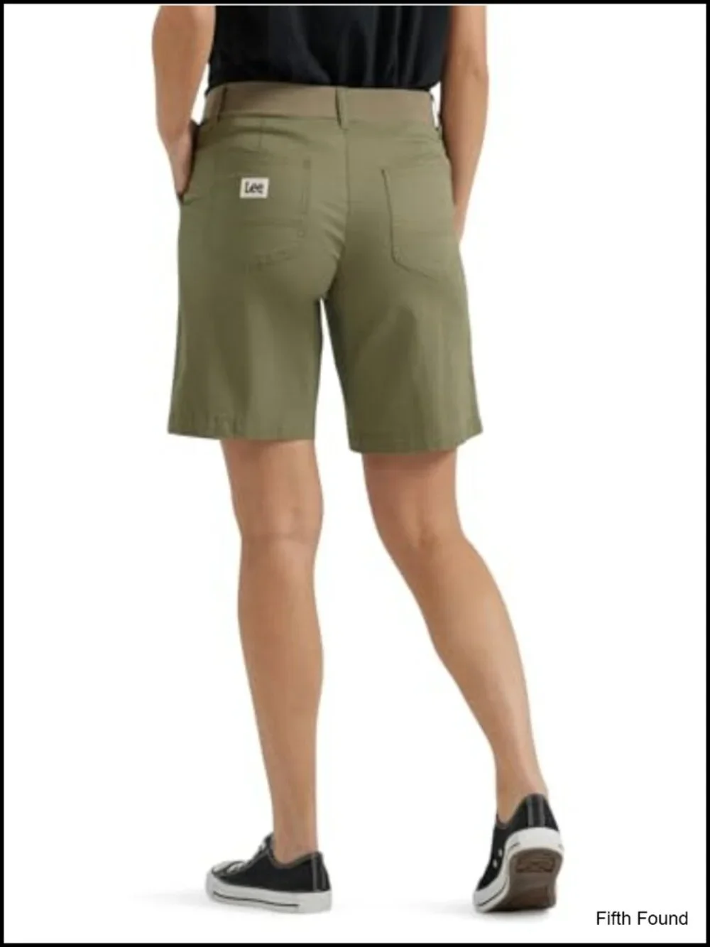 Mid Rise Relaxed Fit Bermuda Shorts 9